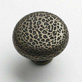 Hammered Door Knob Small