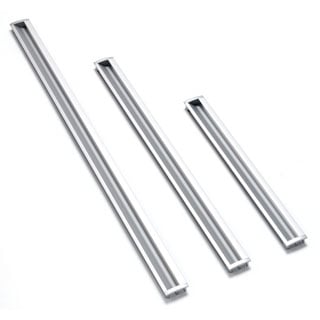 Inset Handles Satin Chrome